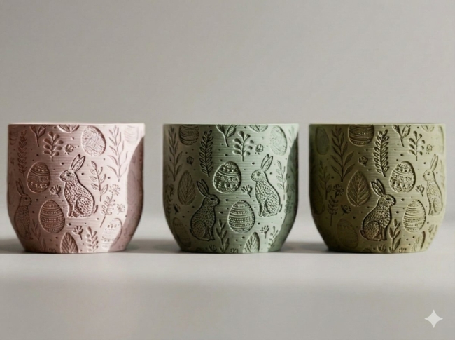 Vasetto "Easter Texture"